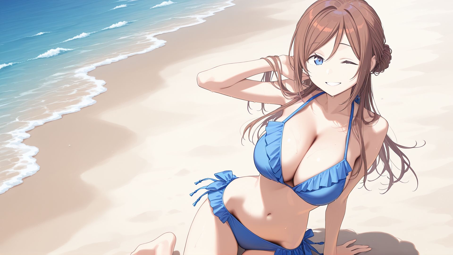 寝ている○○にぶっかけ りなみ編 サンプル2ページ目
