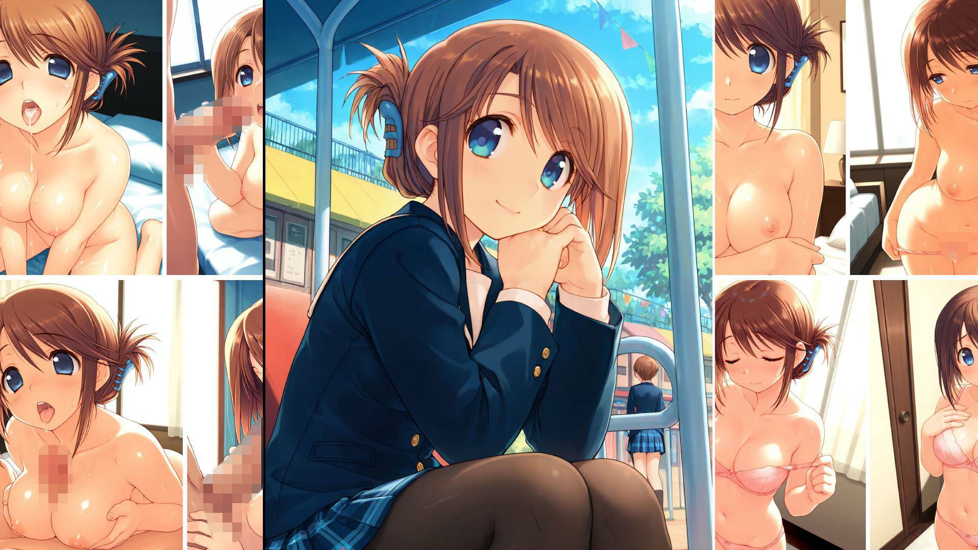 愛佳とエッチする話 サンプル1ページ目