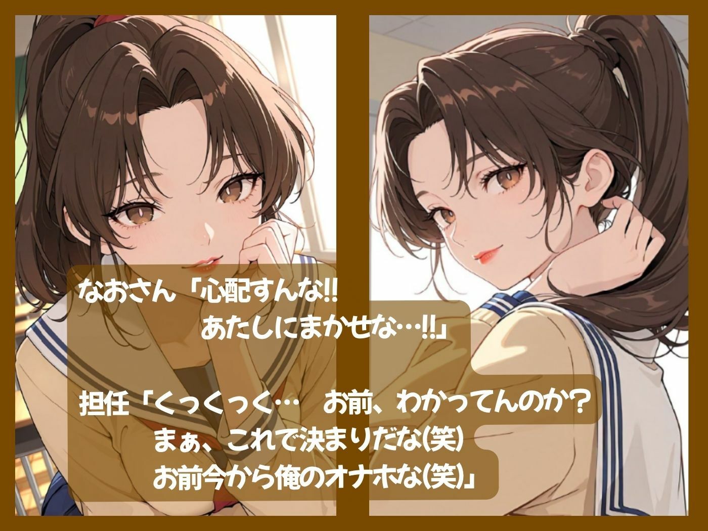 姉御肌な俺の彼女が担任教師のオナホになった件 サンプル5ページ目