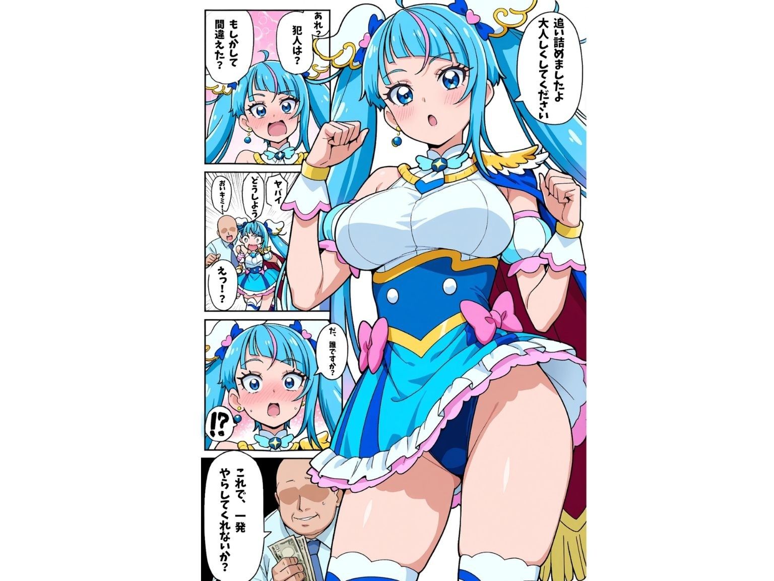 変身ヒロインをセフレにしてみた サンプル4ページ目