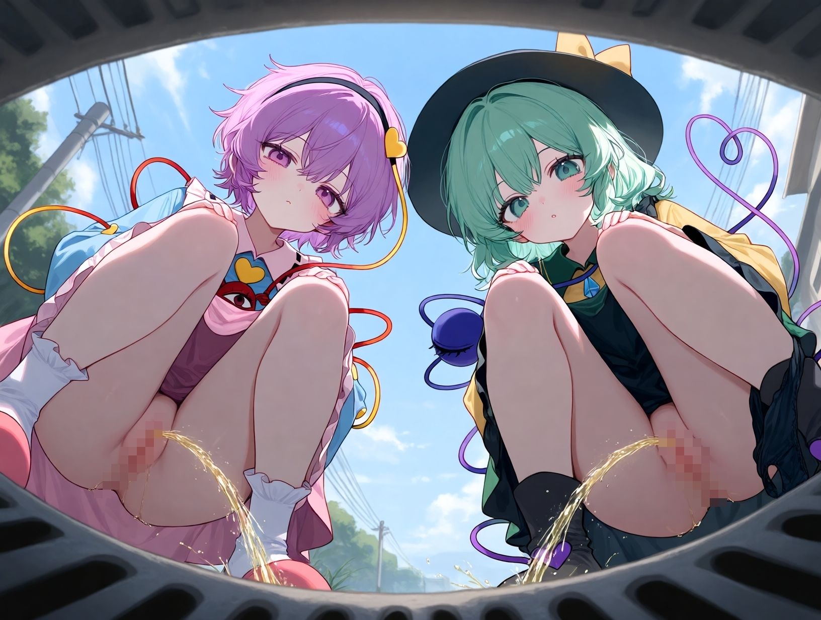 東方放尿CGコレクション サンプル6ページ目