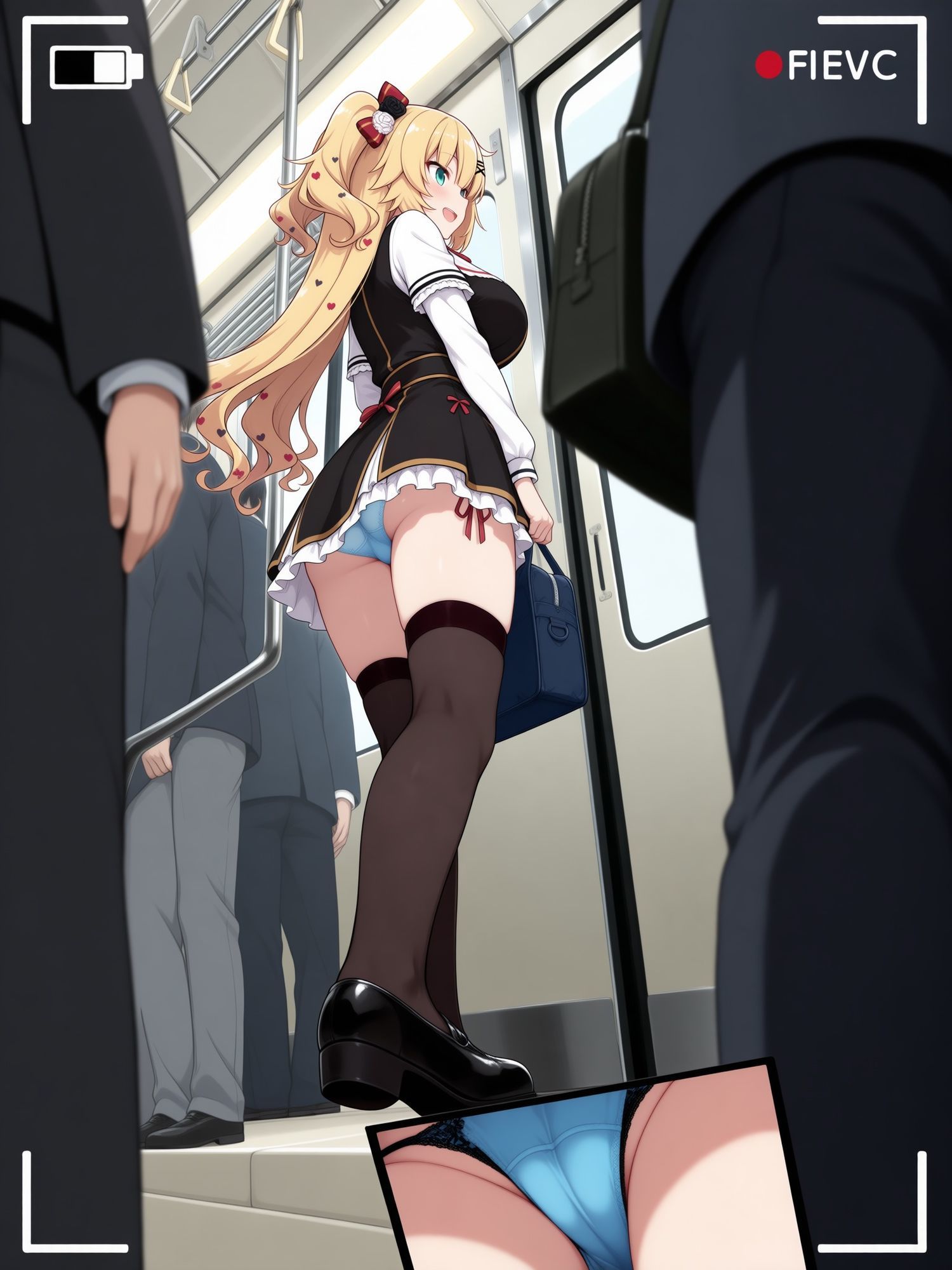 【ホ〇ライブ】電車に乗ったらホ〇メンが乗ってたから盗撮してみた 2【150枚収録】 サンプル9ページ目