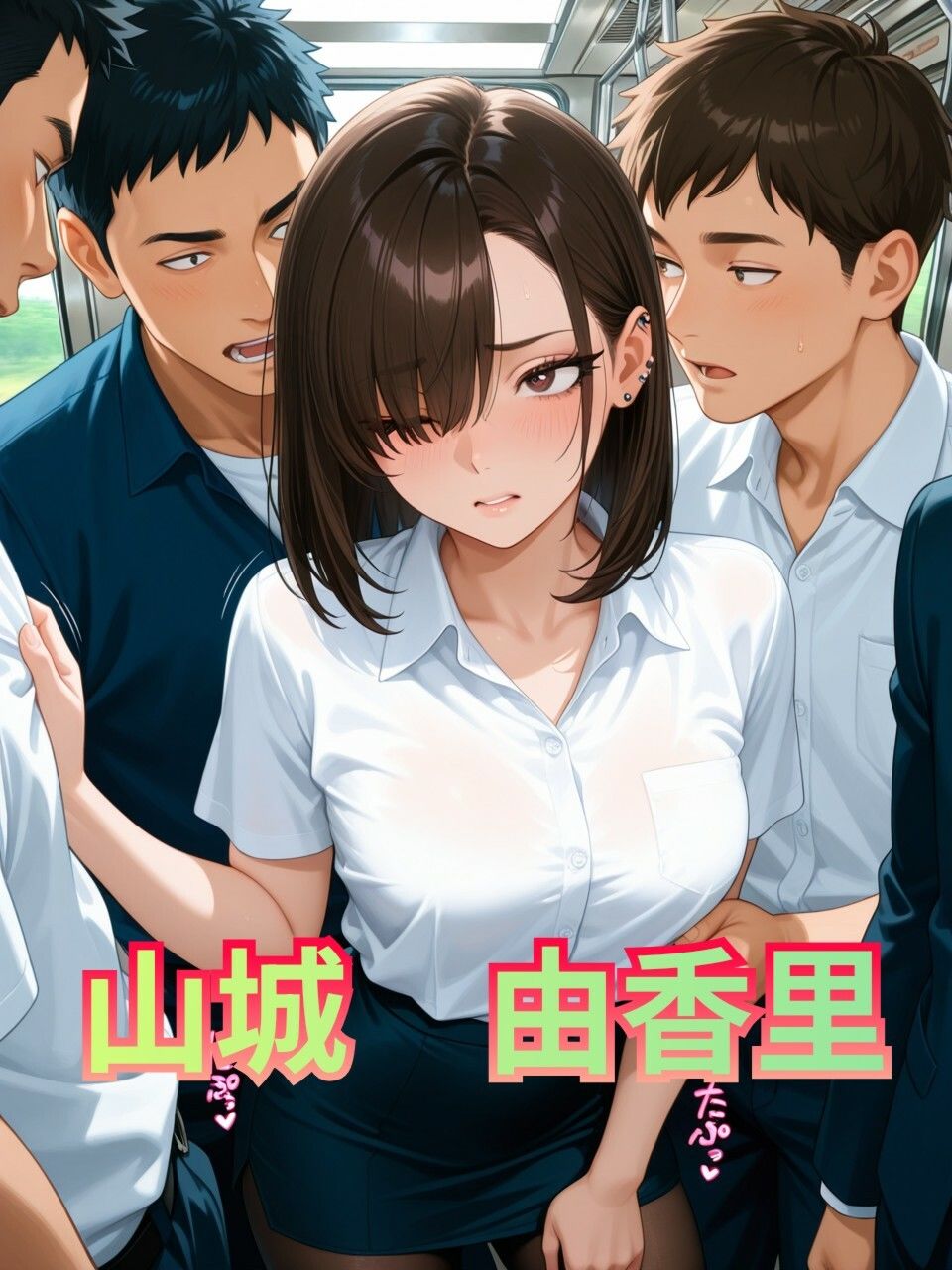 【地下鉄乱交線 「痴●快速」 アクメ行き3】 サンプル1ページ目