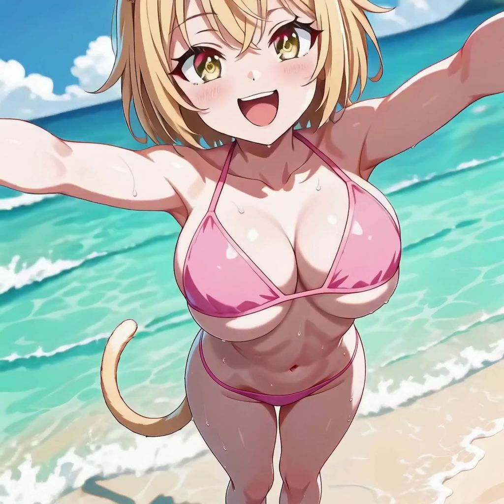 うちの七大罪 海に来て、ただただ大きくなってみた サンプル4ページ目