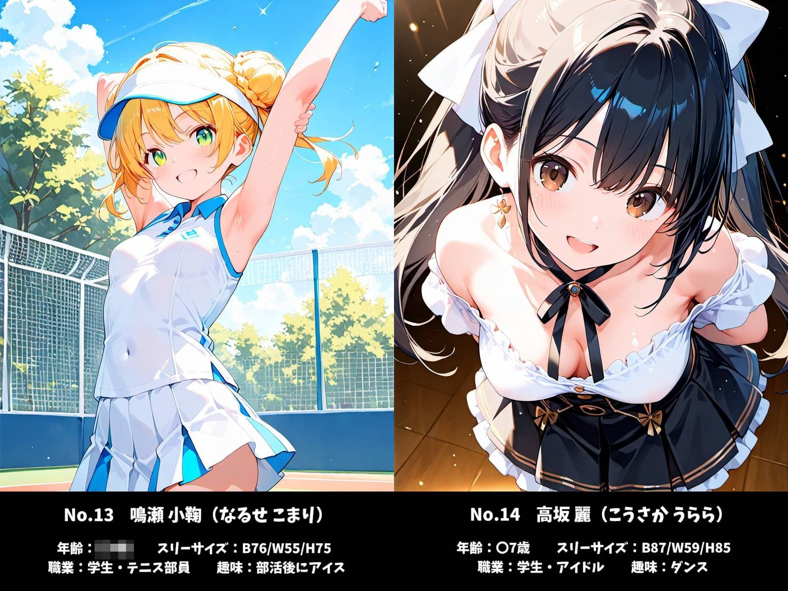 美少女図鑑 vol.2 サンプル2ページ目
