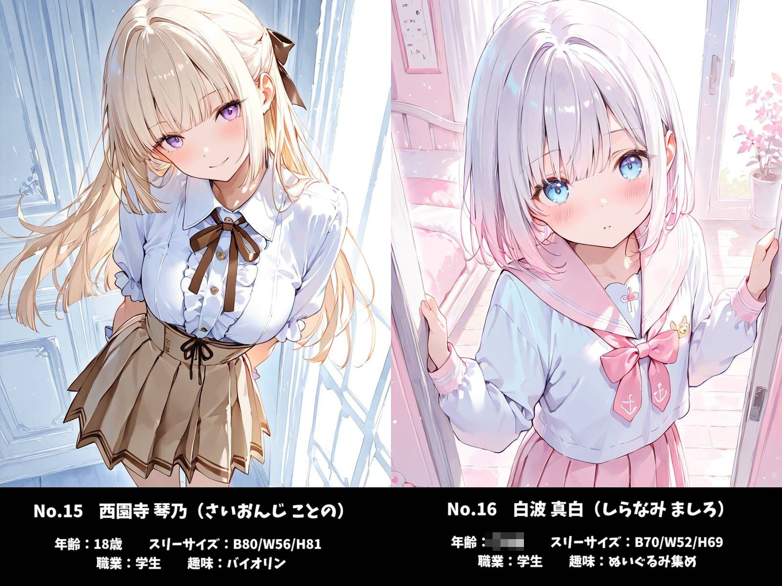 美少女図鑑 vol.2 サンプル3ページ目