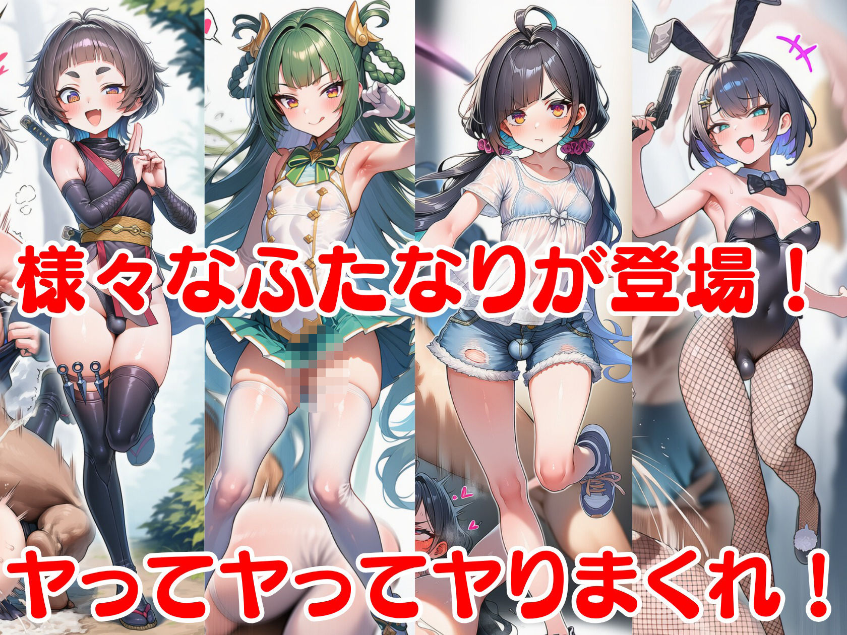 ふた娘無様射精大百科 vol2 サンプル2ページ目