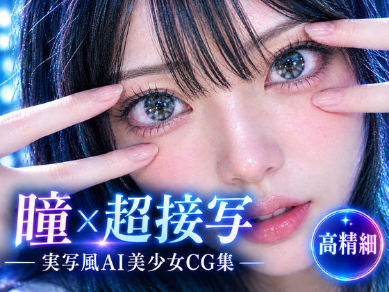 【美顔・美瞳】開眼美少女コレクション 〜美顔接写＆美瞳強調CG集〜