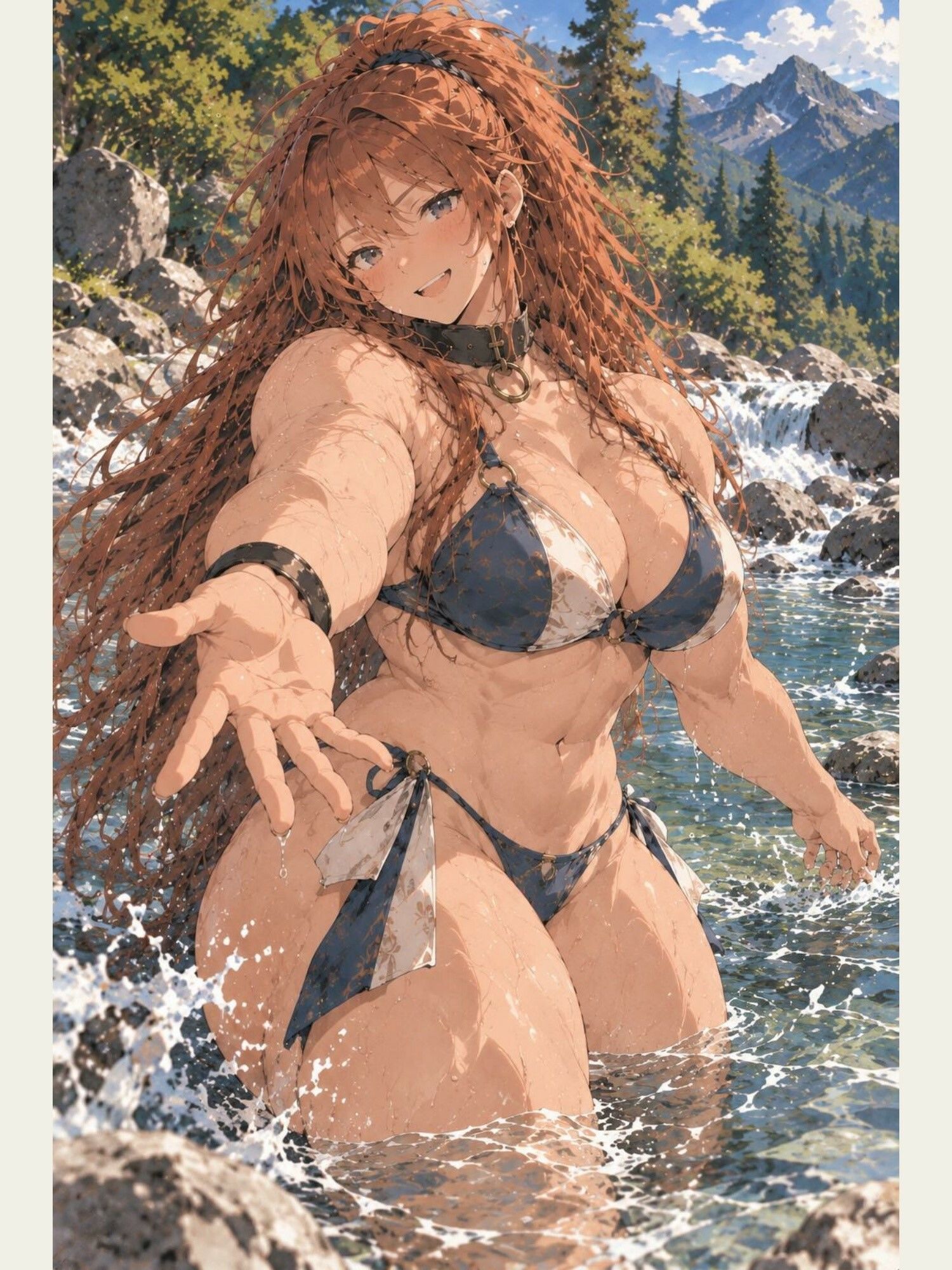 女騎士キャラクターグラビア誌 ― 君と、少し遠くまで。 サンプル2ページ目
