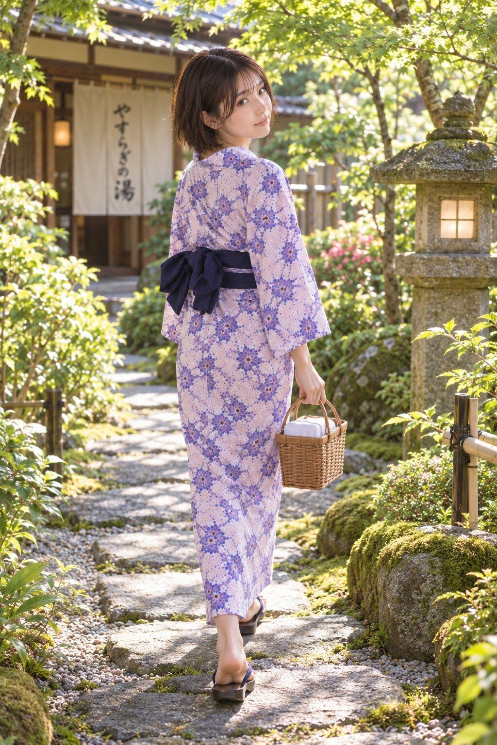 白石美月 湯けむり温泉デート 〜Mizuki in Onsen〜 サンプル2ページ目