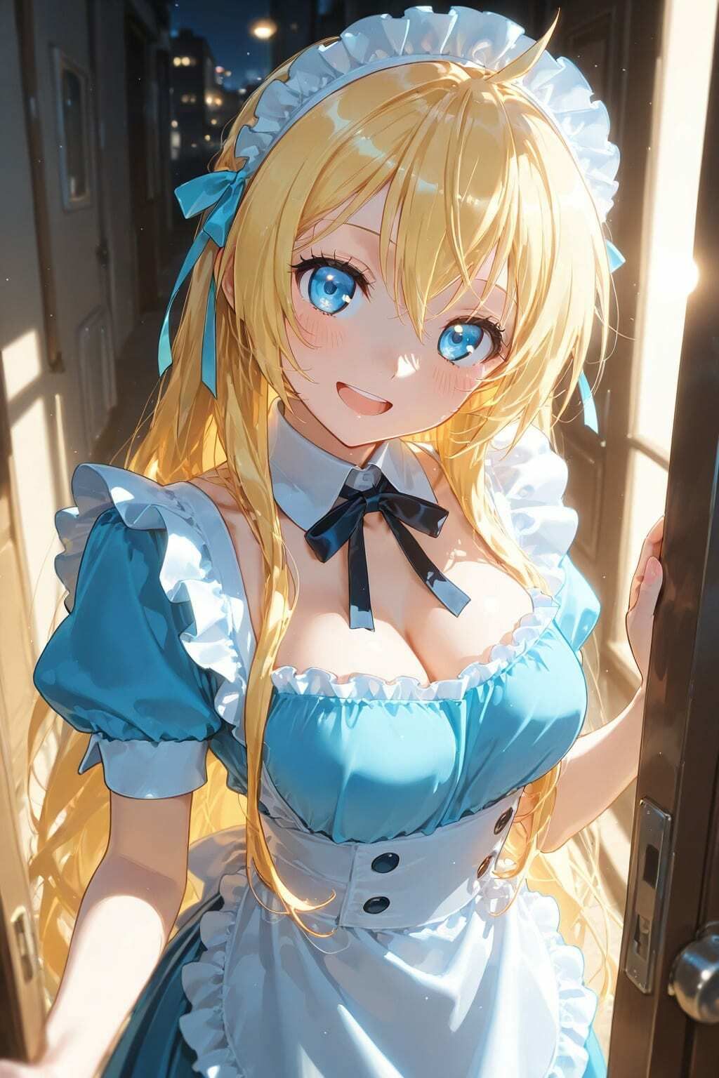 コスプレナイト 〜ネコミミ＆メイドと家で海辺で〜 ニ〇コイ サンプル1ページ目