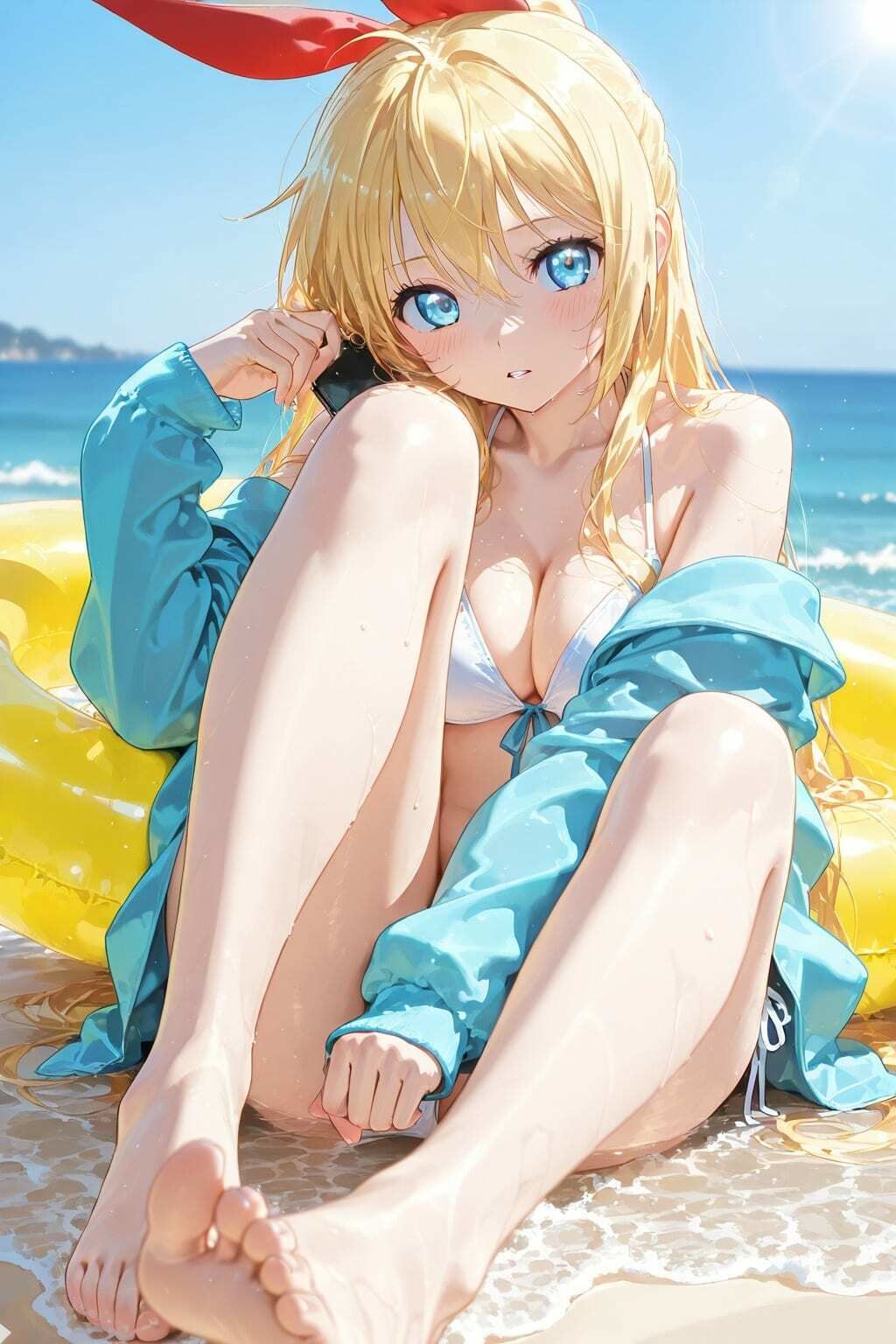 コスプレナイト 〜ネコミミ＆メイドと家で海辺で〜 ニ〇コイ サンプル9ページ目