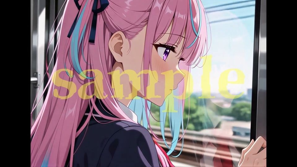 強〇快楽痴〇電車 湊あ〇あ編 THE ANIMATION サンプル1ページ目