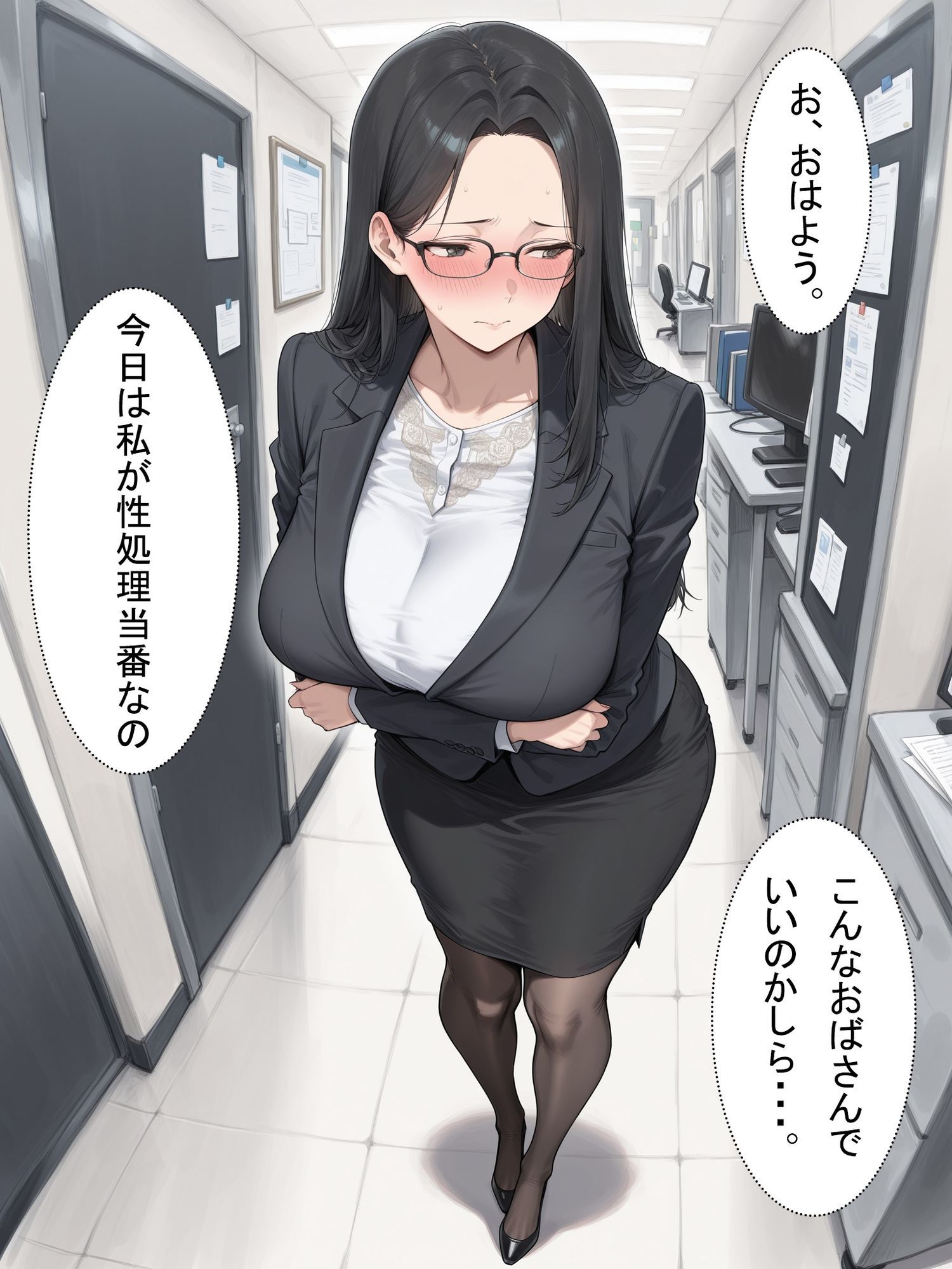 OLさんが都合よく性欲処理に使われてしまう話6 サンプル1ページ目