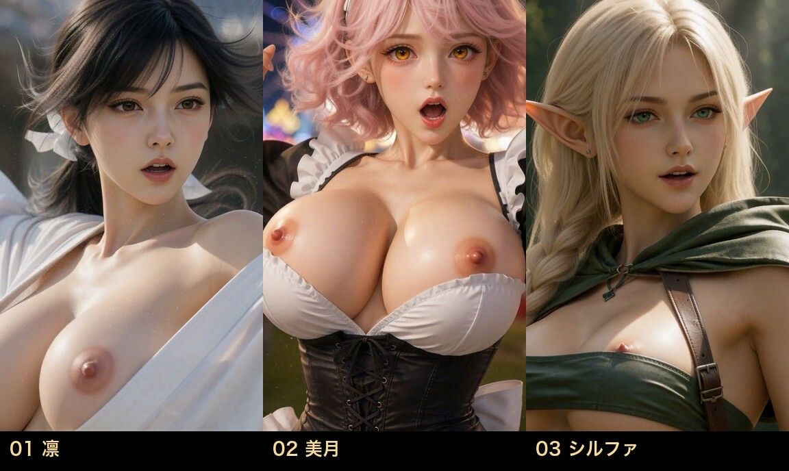 弓引く美女図鑑 〜30人の揺れる一射〜 サンプル1ページ目