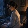 AI生成・差分付き 終電を逃した夜、先輩の部屋で サンプル1ページ目