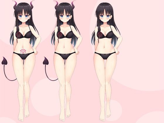 【立ち絵素材R18】 うちのクラスのサキュバス委員長 フルセットPSDパック サンプル4ページ目