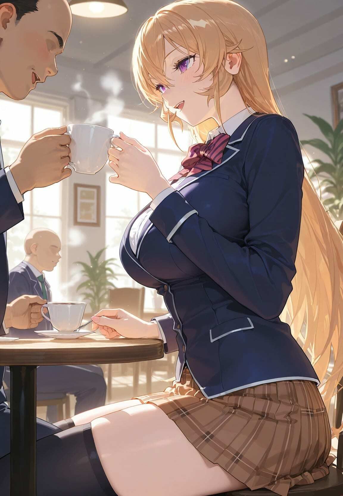 声かけられてお茶しただけなのに・・・簡単にお持ち帰りされて種付け調教されちゃう件www 食〇のソーマ  2 サンプル1ページ目