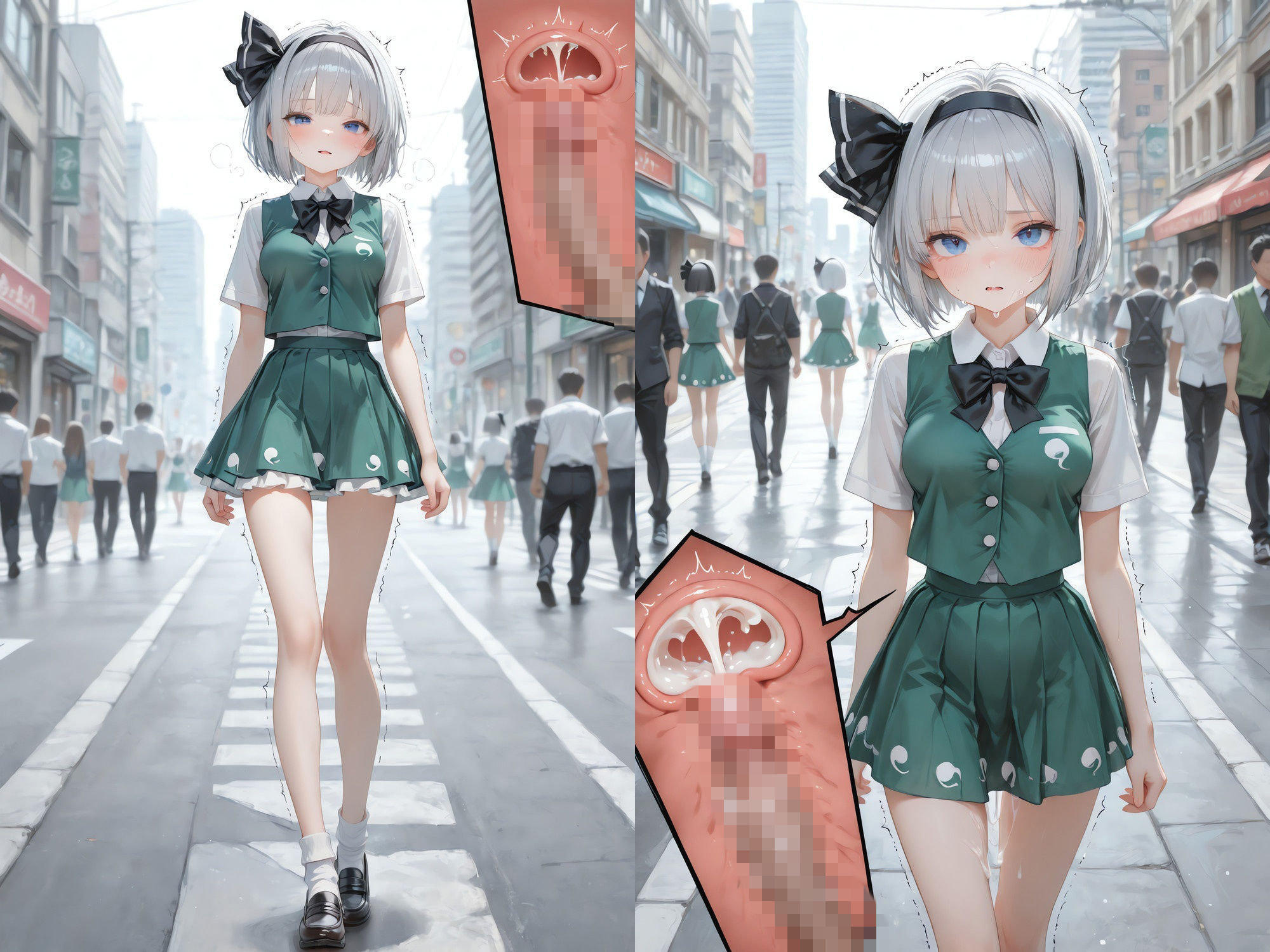 幻想郷アイドルライブで魔法のオナホがつながった 〜幻想郷ライブ×魔法のオナホ、中出し転送だらけの一日〜 （透過・ボテ腹あり） サンプル5ページ目