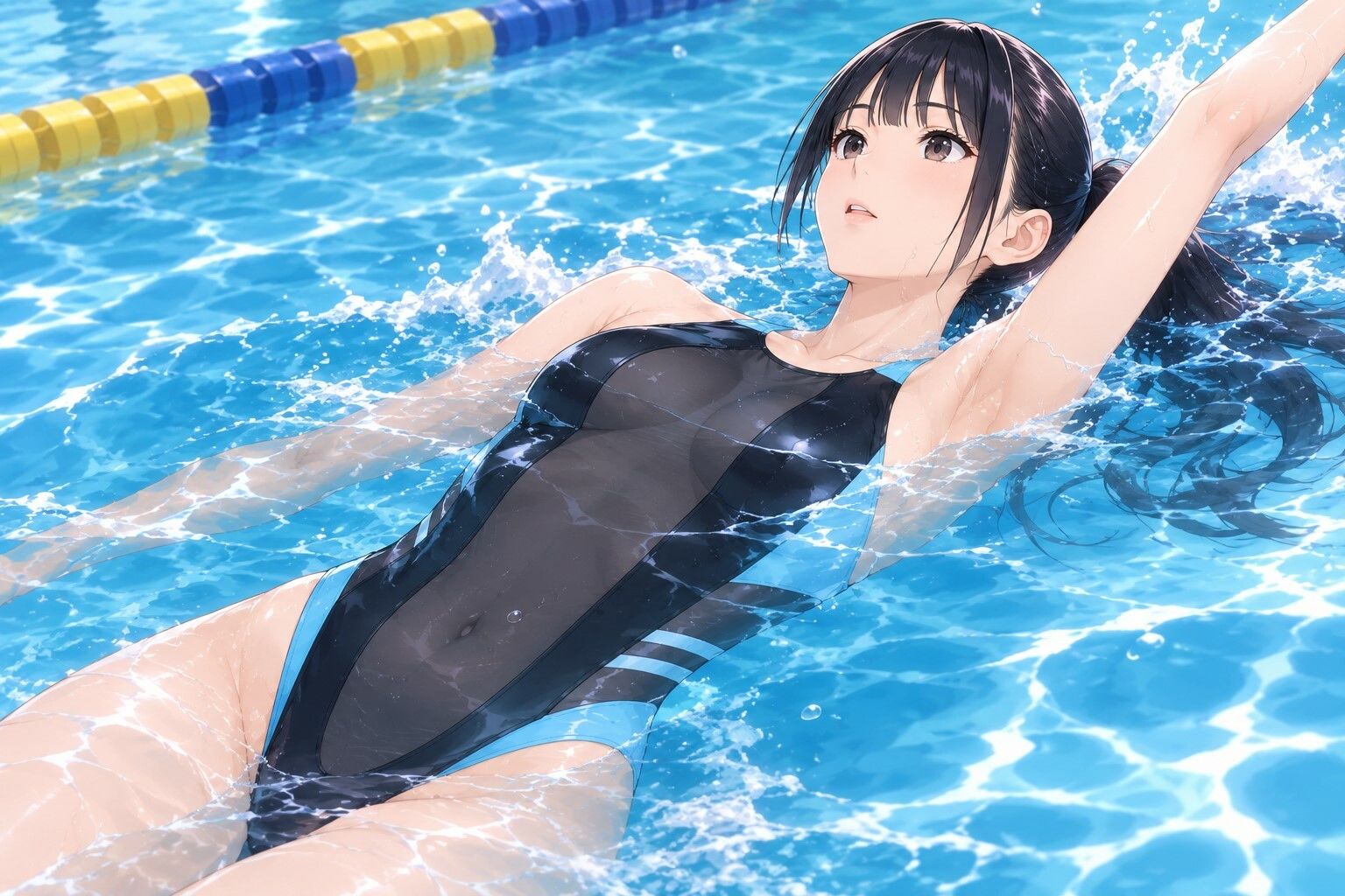 AQUA MIKA 水際のヒロイン サンプル2ページ目