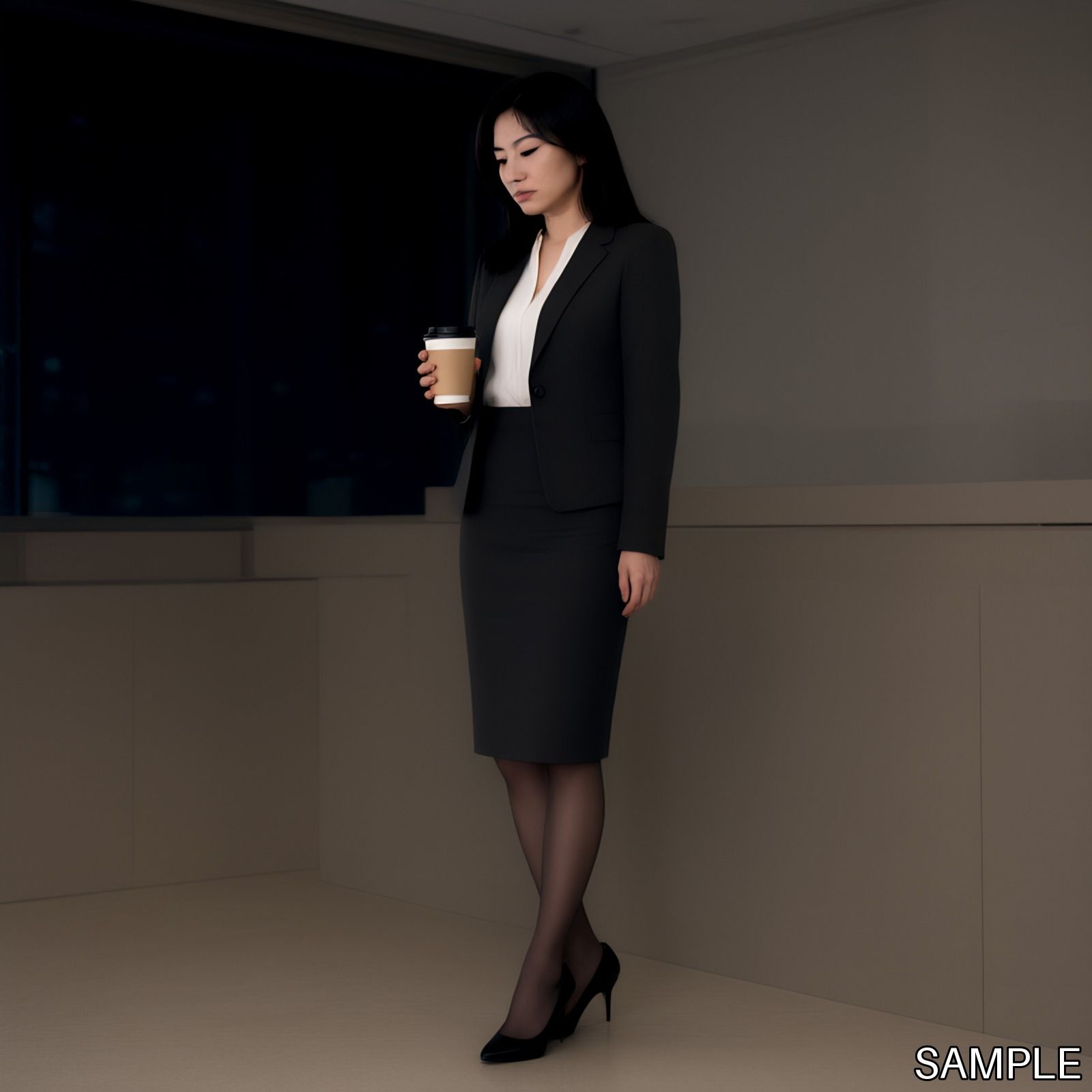 深夜残業の女性上司 サンプル4ページ目