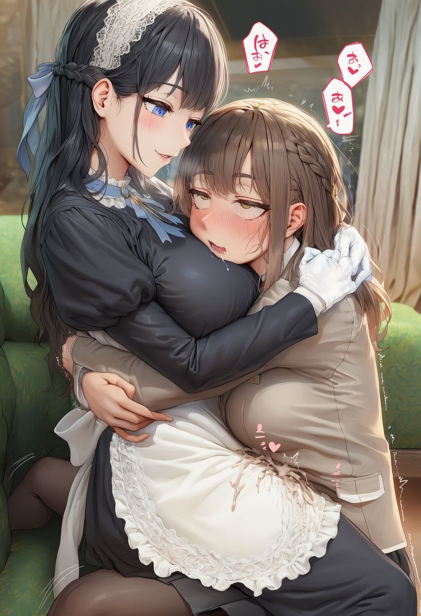 射精サポートメイド〜授乳手袋コキ・おっぱい甘え〜 サンプル2ページ目