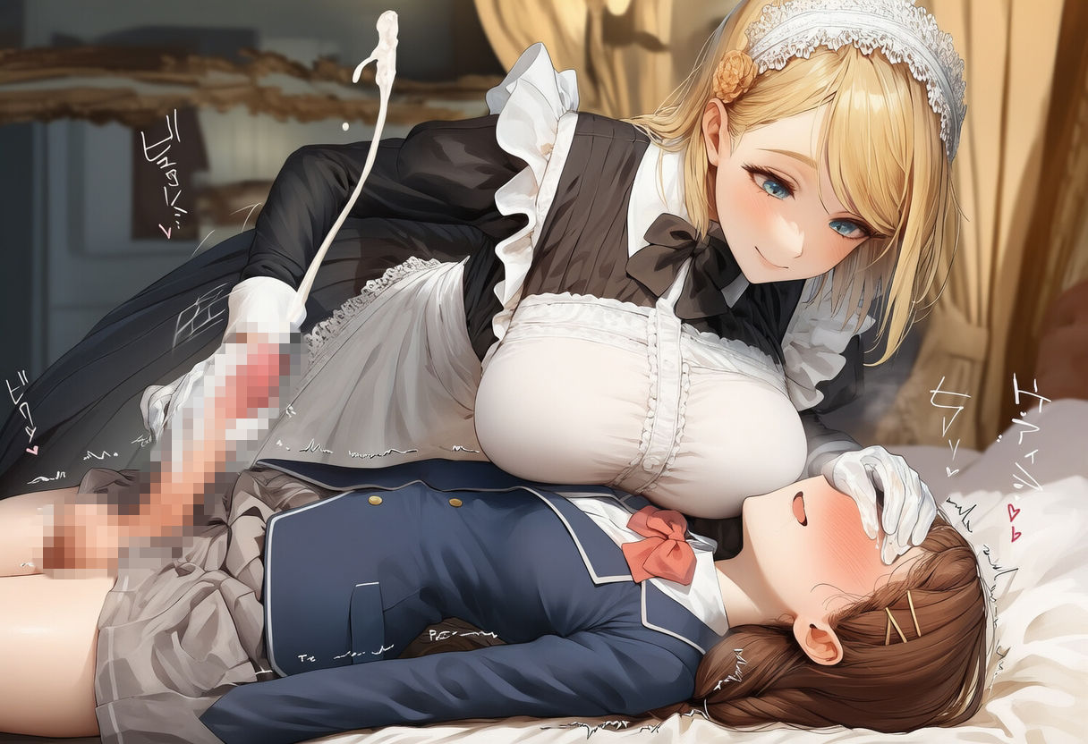 射精サポートメイド〜授乳手袋コキ・おっぱい甘え〜 サンプル3ページ目