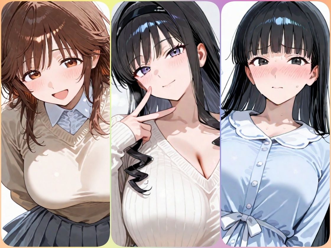 あまあまえっちタイム  ア〇ガミ編1 サンプル1ページ目