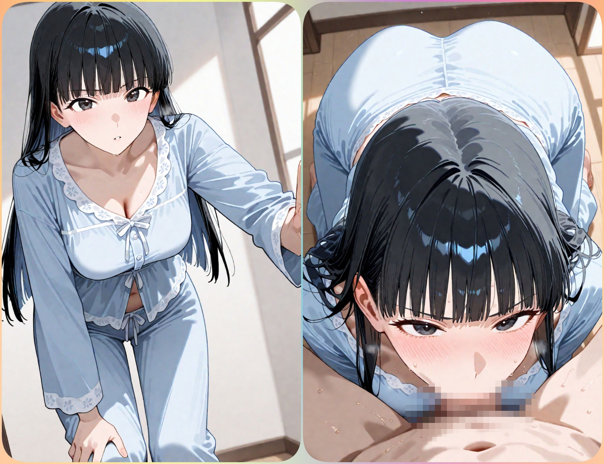 あまあまえっちタイム  ア〇ガミ編1 サンプル4ページ目