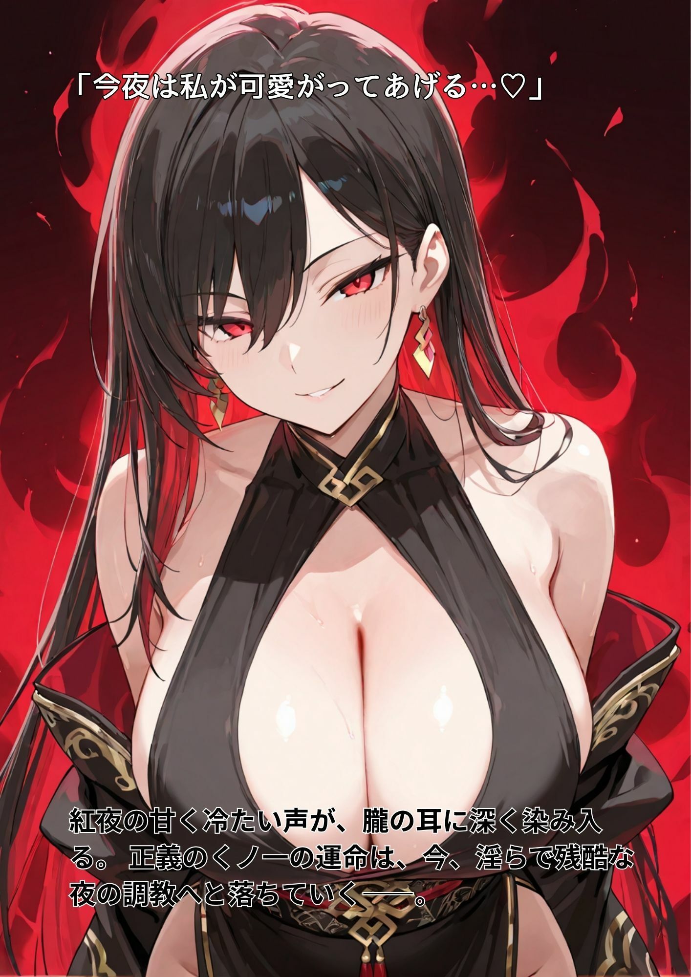 淫月のくノ一 朧華  -月下の敗北と紅の凌●- サンプル3ページ目