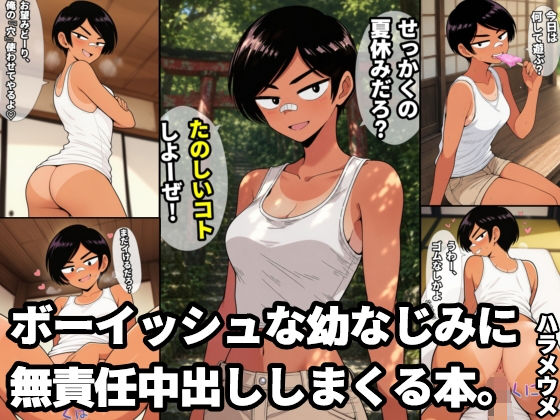 ボーイッシュな幼なじみに無責任中出ししまくる本。