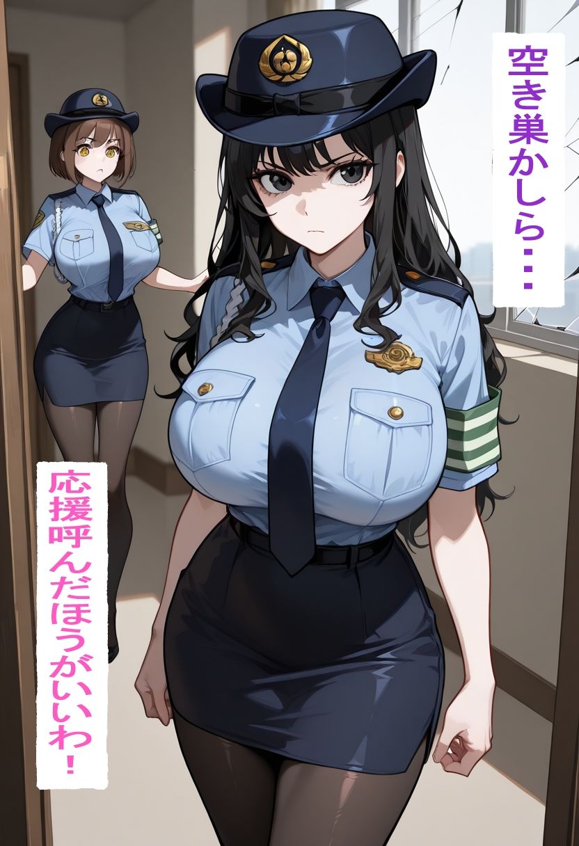 拉致された婦警たち サンプル1ページ目