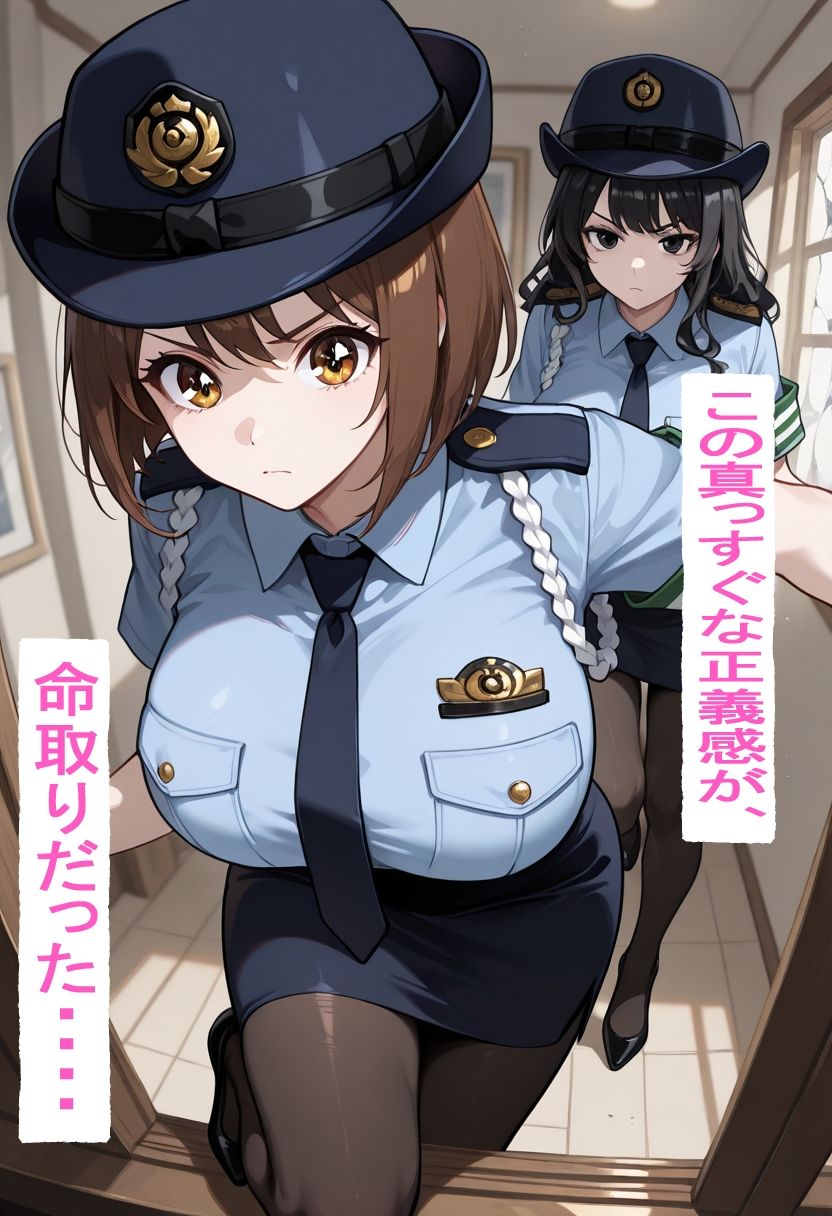 拉致された婦警たち サンプル4ページ目