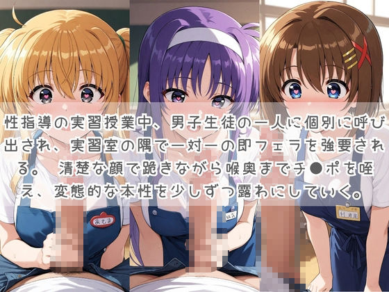 生徒たちの搾精パトロール係 〜先生を見つけたら即抜きサービス〜 魔〇少女リリカルなのは 2 サンプル2ページ目