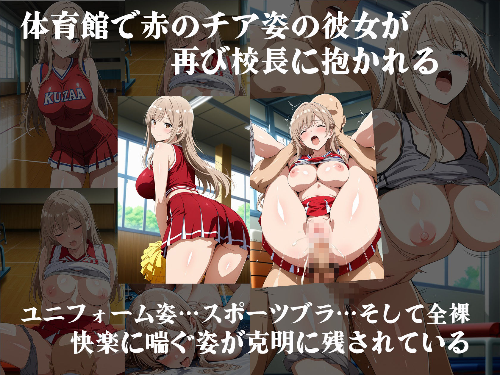 禁断の学園アルバム（チアダンス部編）  〜名門校長が隠し持っていた女子校生淫行記録〜 サンプル3ページ目