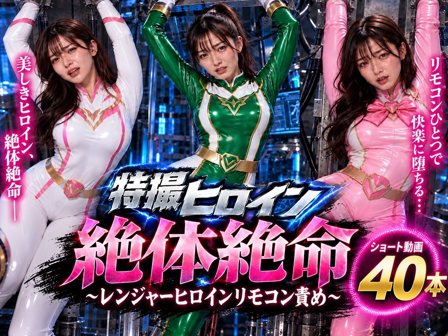 特撮ヒロイン絶体絶命〜レンジャーヒロインリモコンバイブ責め〜 サンプル1ページ目