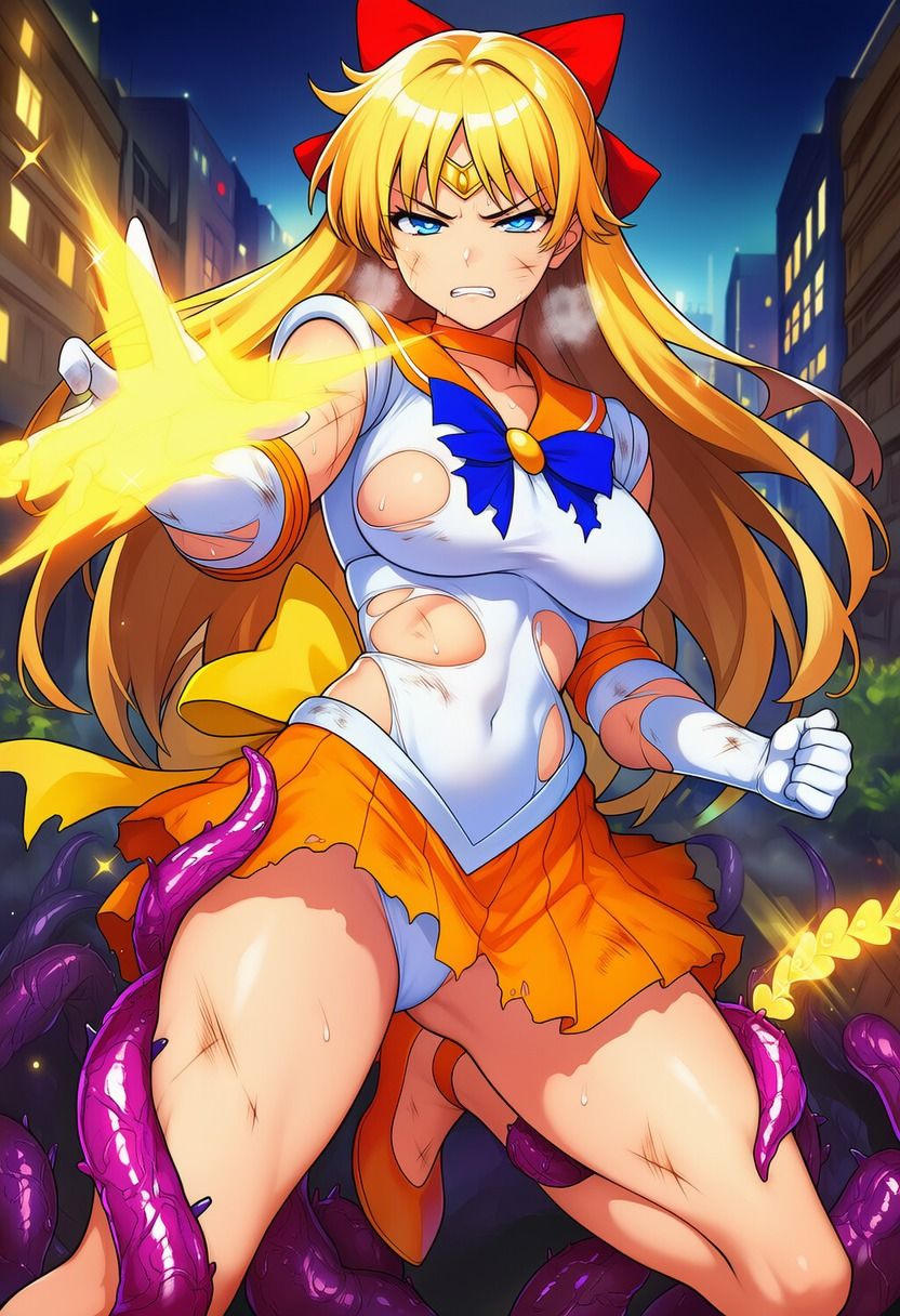 セーラ●ヴィーナス vs ぬるぬる触手 サンプル4ページ目