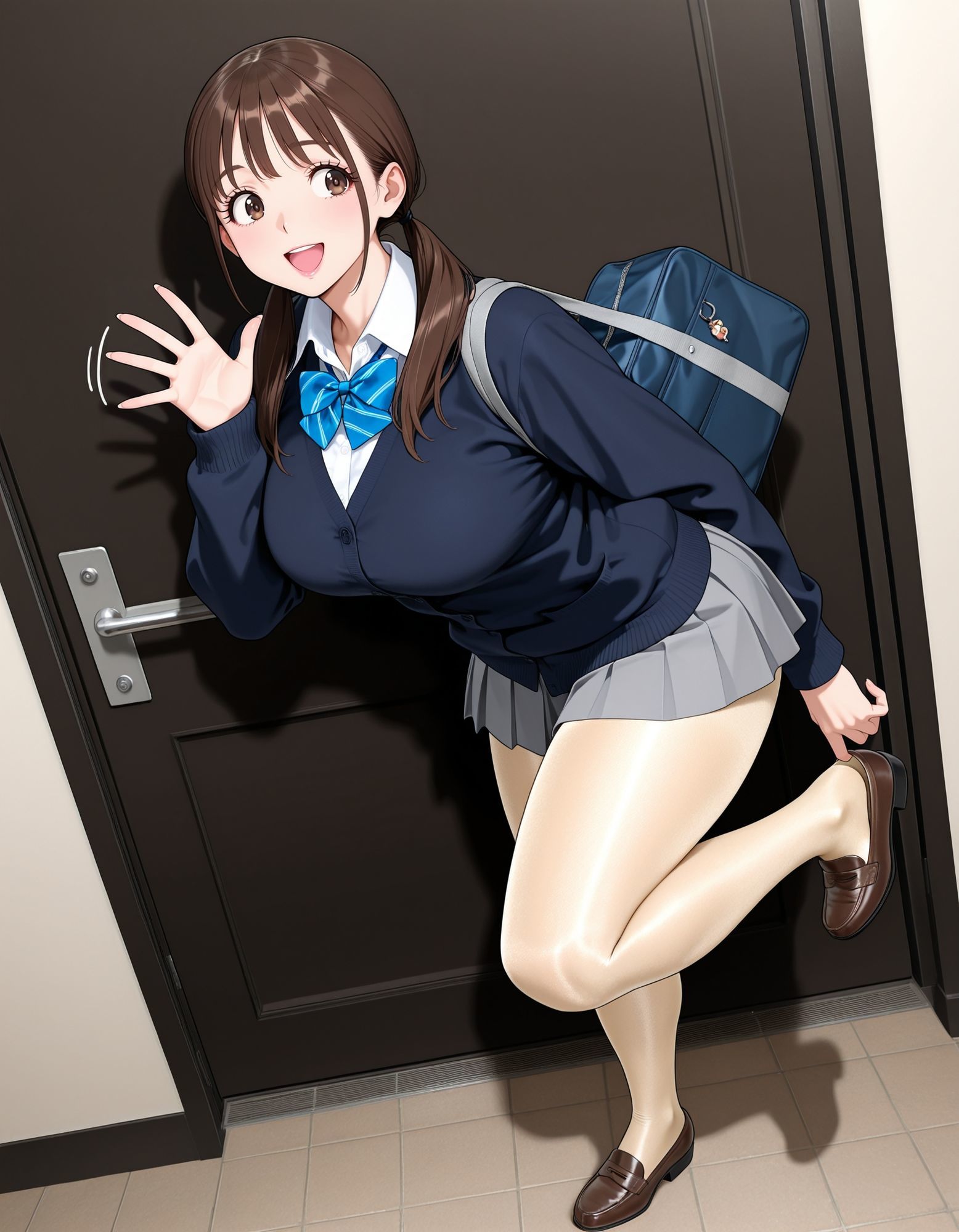 AI@学生/パンスト娘 サンプル1ページ目