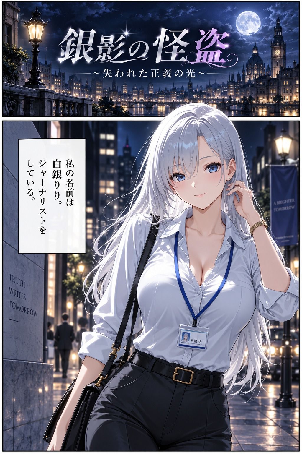 銀影の怪盗〜失われた正義の光〜 サンプル1ページ目