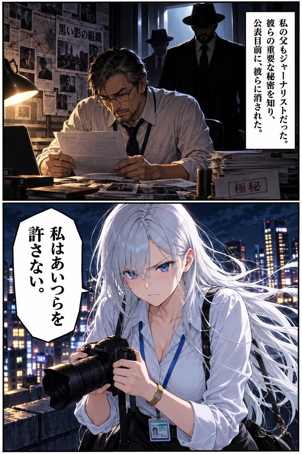 銀影の怪盗〜失われた正義の光〜 サンプル3ページ目