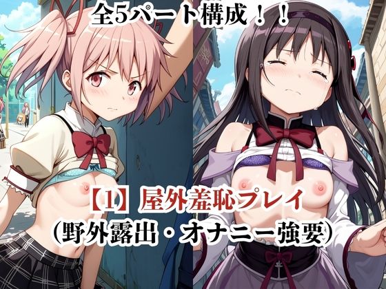 肉玩具認定証発行！！街の性処理係堕ち。―快楽と恥辱の記録―鹿●まどか＆暁●ほむら編 サンプル3ページ目