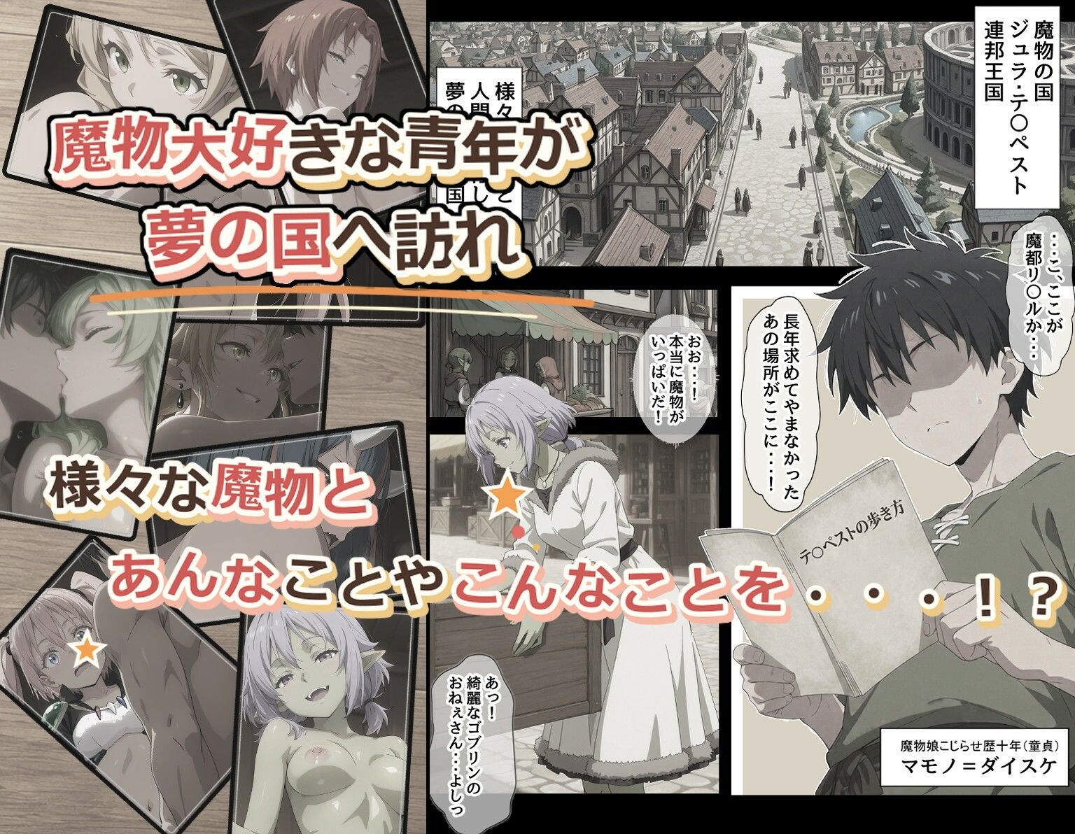 魔物娘大好きな男、夢の国を渡り歩く-魔艶館編- サンプル1ページ目