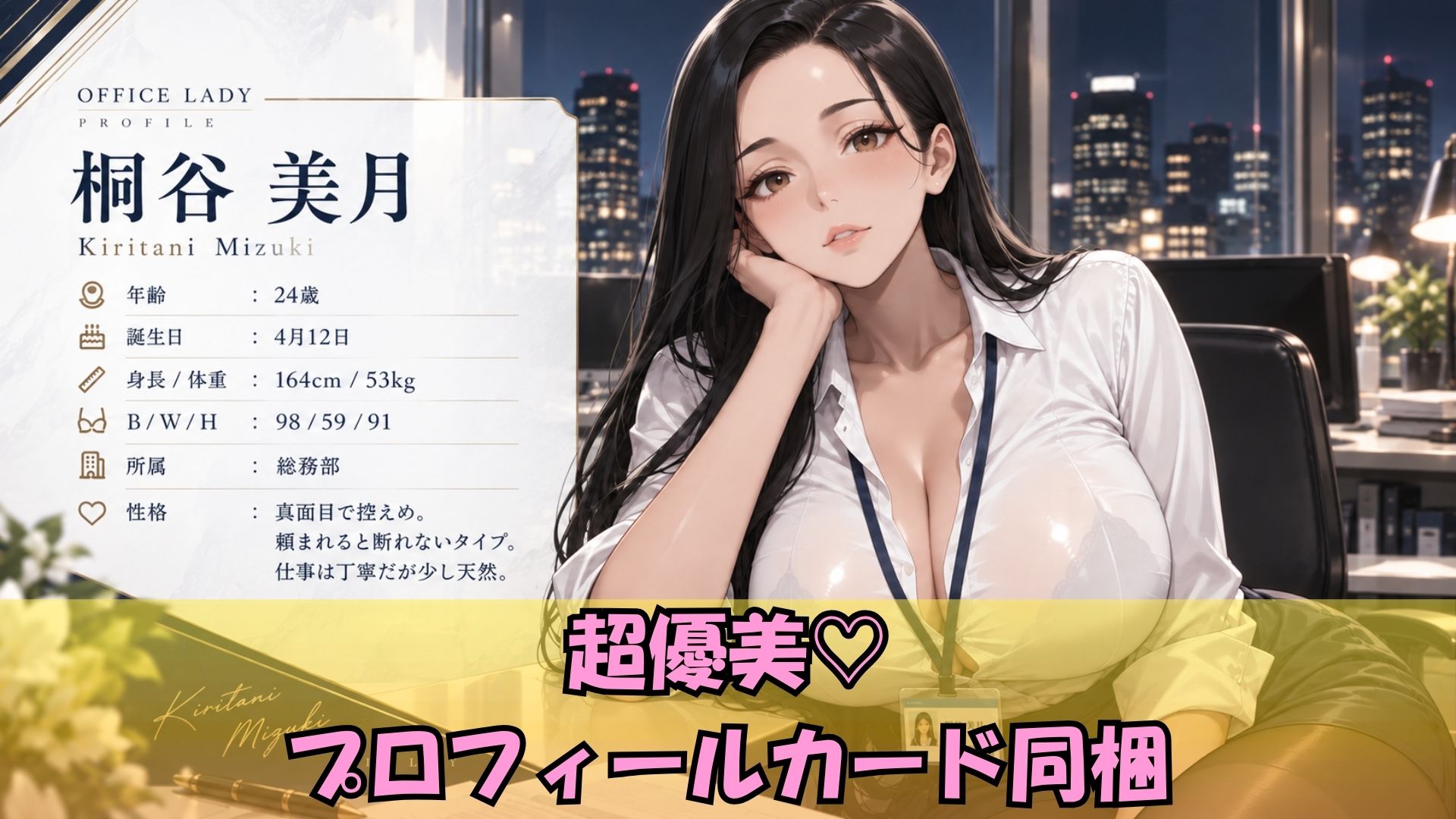 深夜残業中の爆乳新人OL3人をオフィスで朝まで濃厚中出しSEX サンプル1ページ目