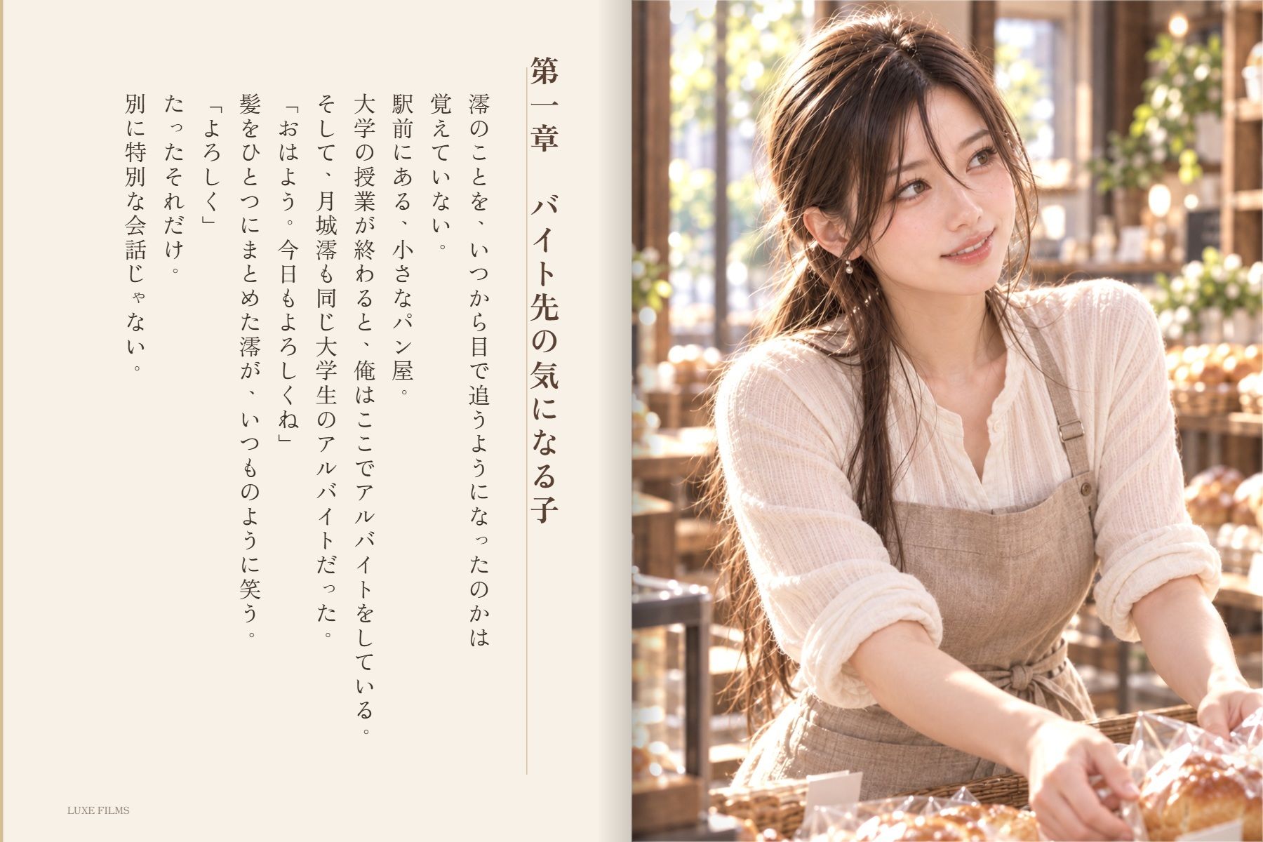 その日、彼女になった。 ―バイト先の気になる子と、中出しセックスしまくった夜― サンプル1ページ目