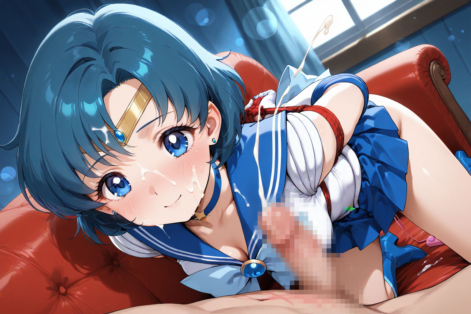 夢見る乙女の愛欲コレクション3〜美少女戦士〇ーラームーン風12・水野〇美風・緊縛編＆えっち編 サンプル4ページ目