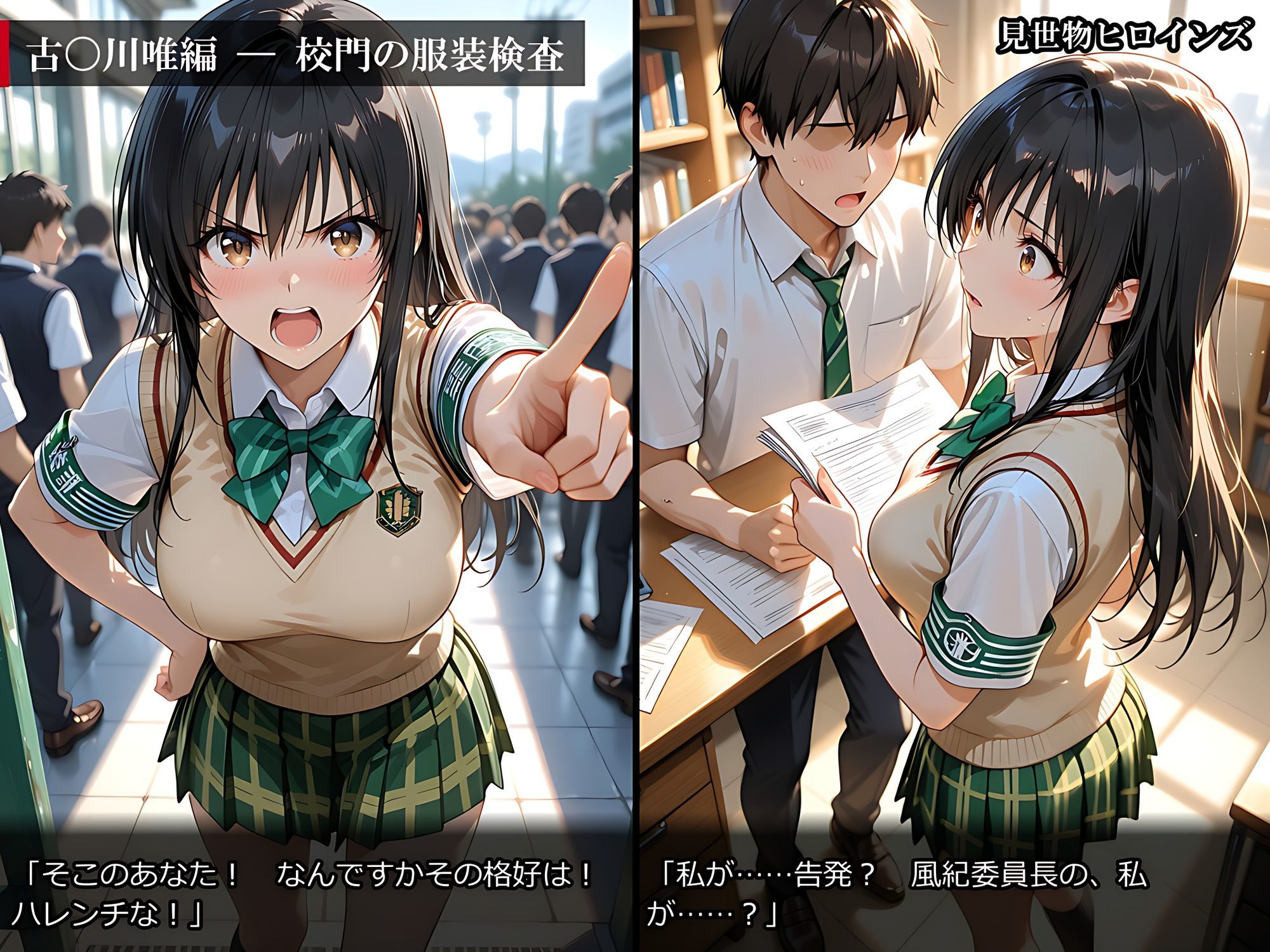 【500枚】見世物ヒロインズ 〜強い女ほど、よく堕ちる〜 ToL〇VEる編 古〇川唯＆金〇の闇＆御〇涼子 サンプル2ページ目