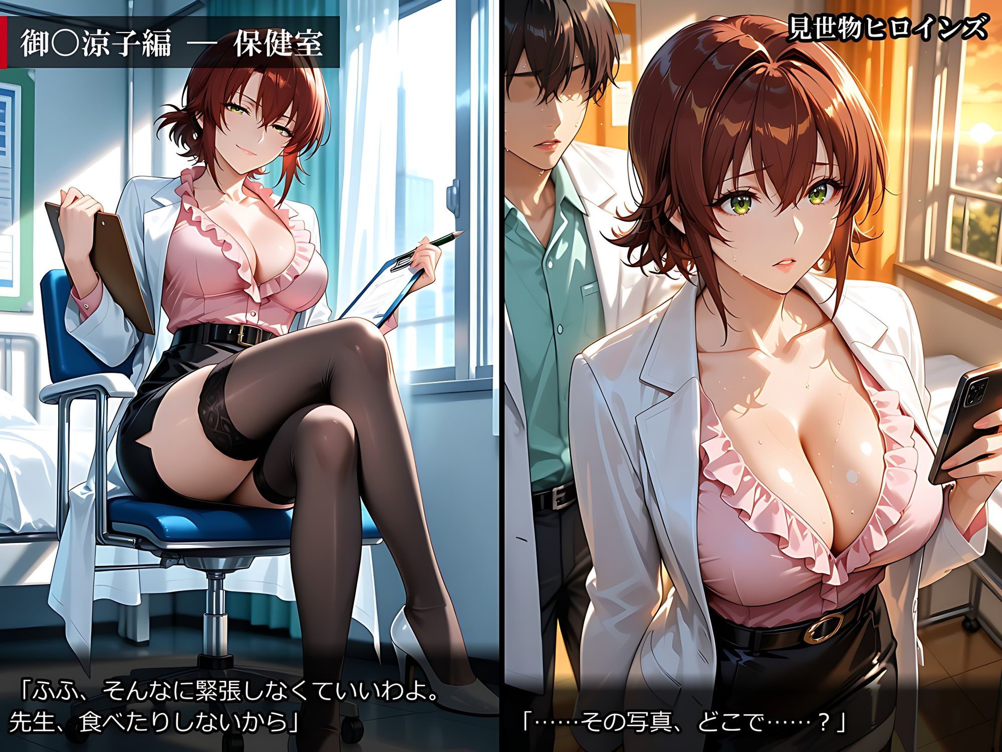 【500枚】見世物ヒロインズ 〜強い女ほど、よく堕ちる〜 ToL〇VEる編 古〇川唯＆金〇の闇＆御〇涼子 サンプル6ページ目