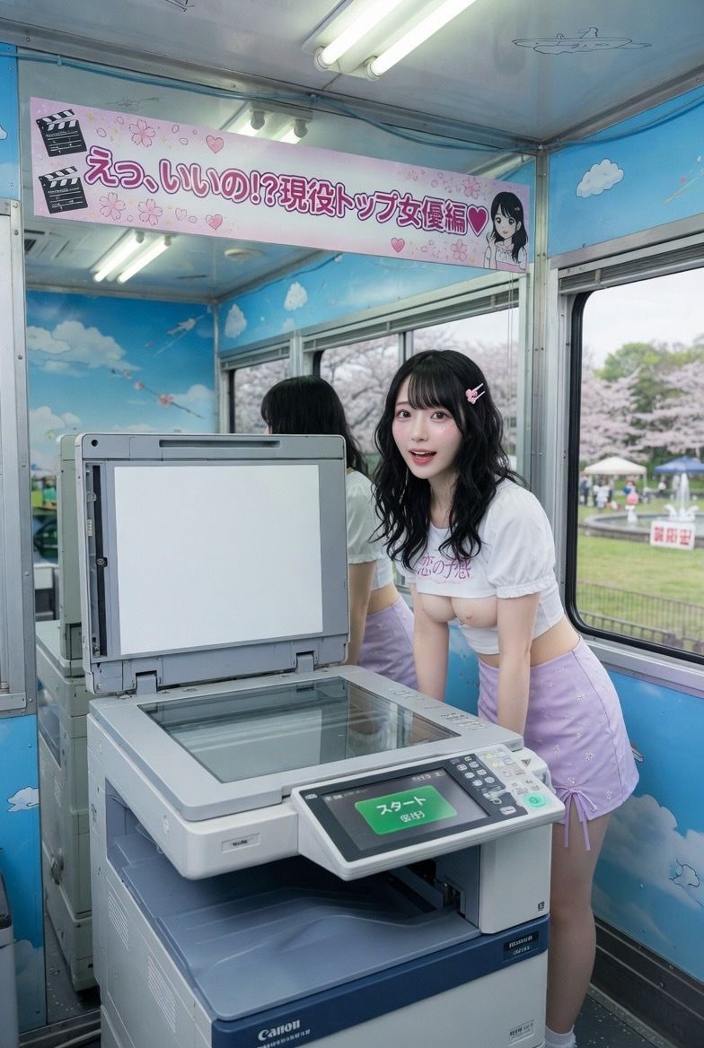 素人美女おっぱいコピーをAIで再現！ ハプニングに思わず赤面！ サンプル1ページ目