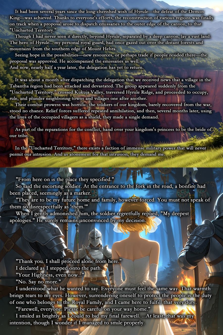 SACRIFICE PRINCESS OF ZELDA -BRIDE OF THE THRALDOM- サンプル2ページ目