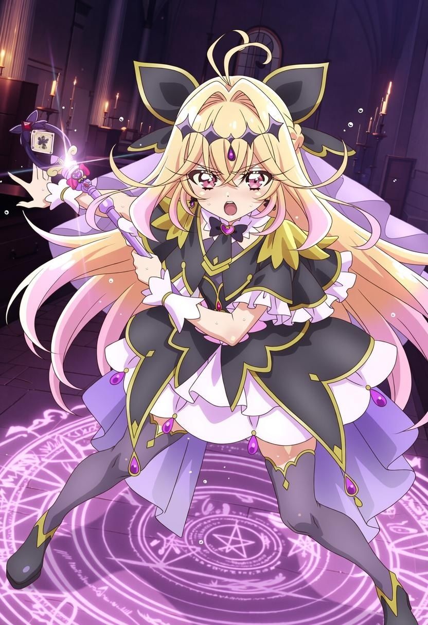 【アニメ1枚＋CG155枚】魔法少女るるか 敗北×陵● 〜砕かれた杖と孕む聖堂〜 サンプル1ページ目